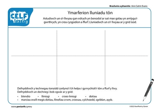 ACE Braslunio a phaentio Peintiad o lwyau pren addurniadol f1004