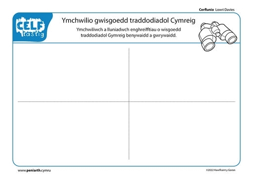 LD Cerflunio Ffigyrau traddodiadol Cymreig ceramig f1004