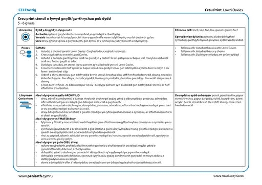 LD Creu Print stensil o fywyd gwyllt gwrthrych pob dydd f1001