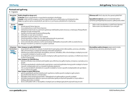 TS Aml gyfrwng Portead f1001